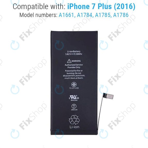 Baterie pentru iPhone 7 Plus, 2900mAh, Service Pack
