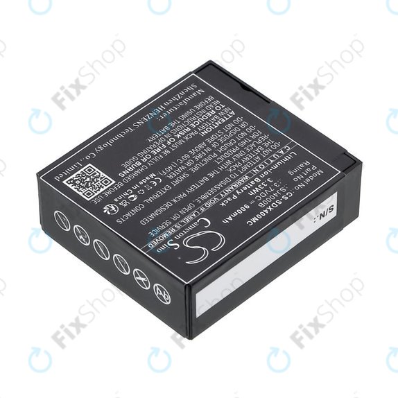 Baterie pentru SJCAM SJ4000, SJ5000, 900mAh, Li-Ion, 3.7V, SJ4000B, HQ