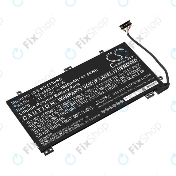 Baterie pentru Huawei MateBook 13, 13 i7, 3600mAh, Li-Pol, 11.4V, HB4593J6ECW, HQ