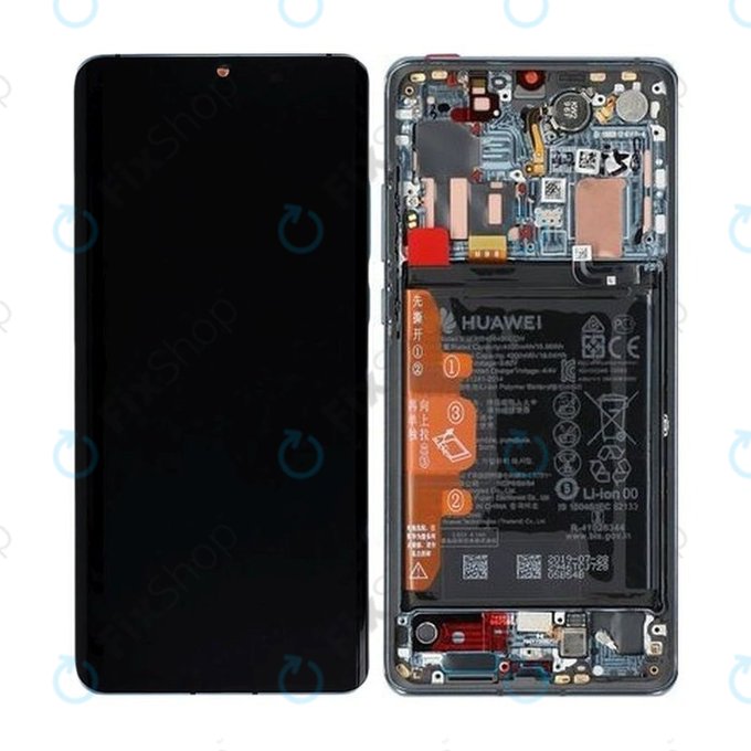 Huawei P30 Pro - Ecran LCD + Sticlă Tactilă + Ramă + Baterie (Mystic Blue) - 02353DGJ Genuine Service Pack