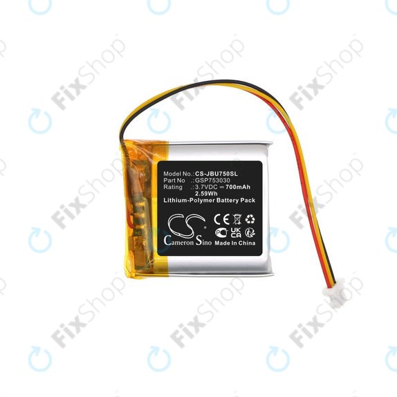 Baterie pentru JBL Tune 750, 700mAh, Li-Pol, 3.7V, GSP753030, HQ