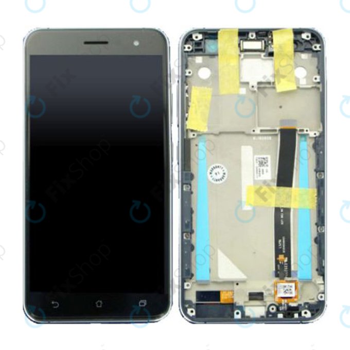 Asus Zenfone 3 ZE520KL (Z017D) - Ecran LCD + Sticlă Tactilă + Ramă (Sapphire Black) Genuine Service Pack