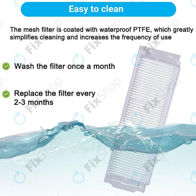 Xiaomi Mi Robot Vacuum Mop Pro (P), 2 Lite, 2 Pro, 2S, 3C, Viomi V2 Pro, V3, SE - Filtru HEPA (2buc)
