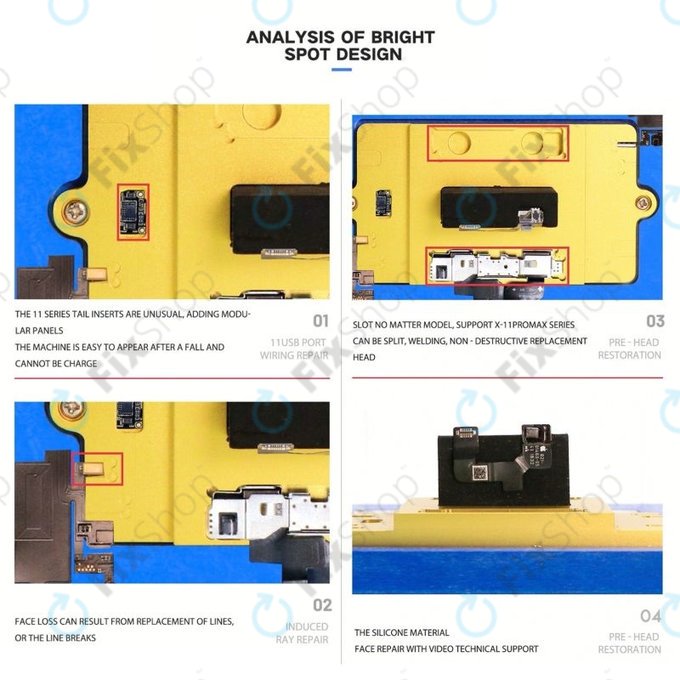 Wylie K85 - Platformă de preîncălzire pentru repararea plăcii de bază iPhone X, XS, XS Max, 11, 11 Pro, 11 Pro Max