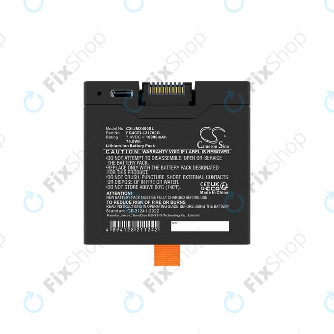 Baterie pentru JBL Partybox Club 320, Partybox Stage 320, Xtreme 4, 10000mAh, Li-Ion, 7.4V, FG4CELL21700G, HQ