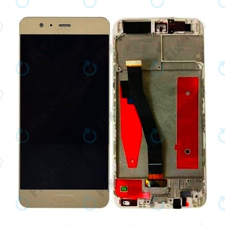 Huawei P10 - Ecran LCD + Sticlă Tactilă + Ramă (Gold) TFT
