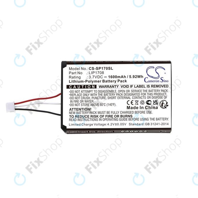 Baterie pentru Sony PS5 DualSense, 1600mAh, Li-Pol, 3.7V, LIP1708, HQ