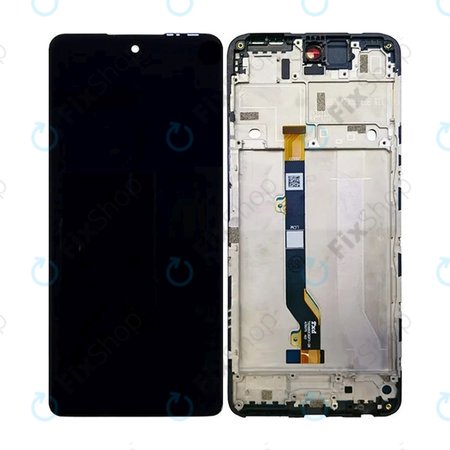 Infinix Hot 30 X6831 - Ecran LCD + Sticlă Tactilă + Ramă (Racing Black) TFT