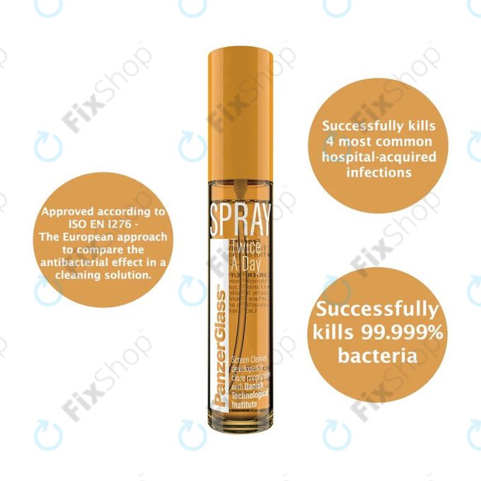 PanzerGlass ™ Spray Twice A Day - Solu?ie de cură?are - 100ml