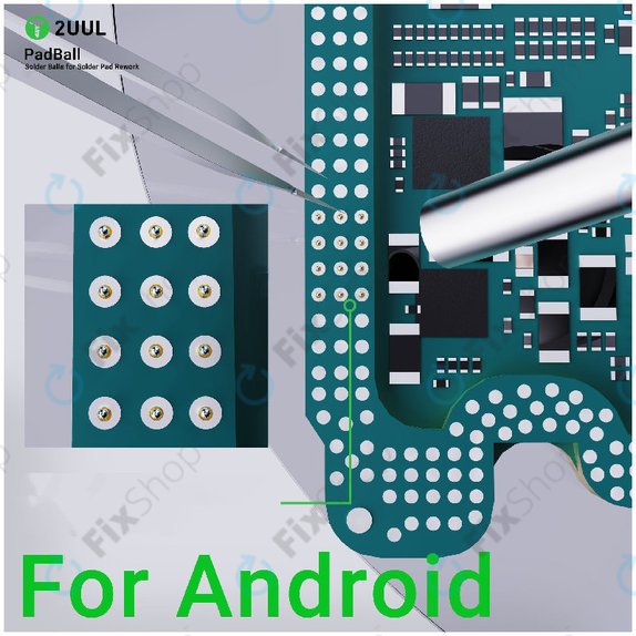 Bile de cositor pre-tăiate pentru Android, 2UUL PB02
