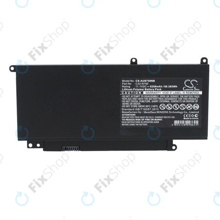 Baterie pentru Asus N750, R750, 6250mAh, Li-Pol, 11.1V, C32-N750, HQ