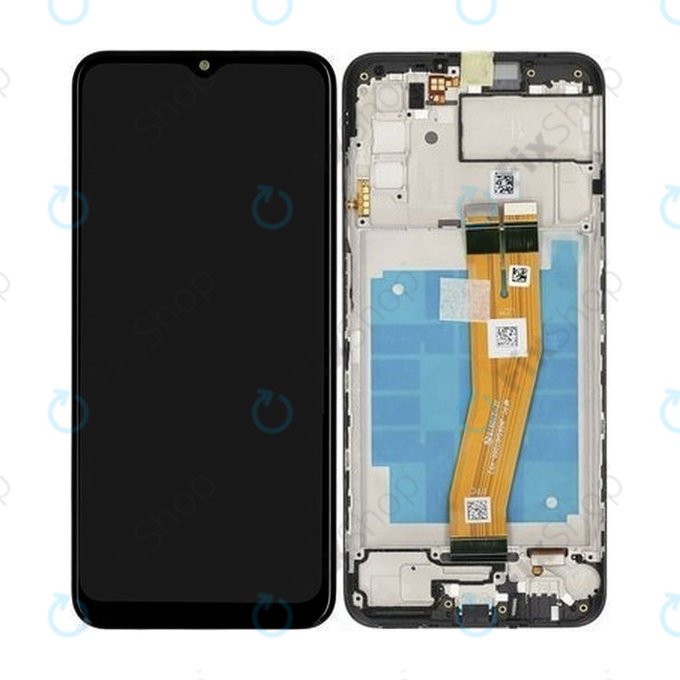 Samsung Galaxy A03s A037G - Ecran LCD + Sticlă Tactilă + Ramă (Non EU) - GH81-21232A Genuine Service Pack