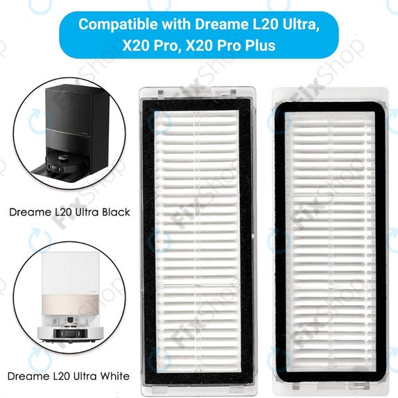 Filtru HEPA, 2 buc. pentru Xiaomi Dreame L20 Ultra, X20 Pro, X20 Pro Plus