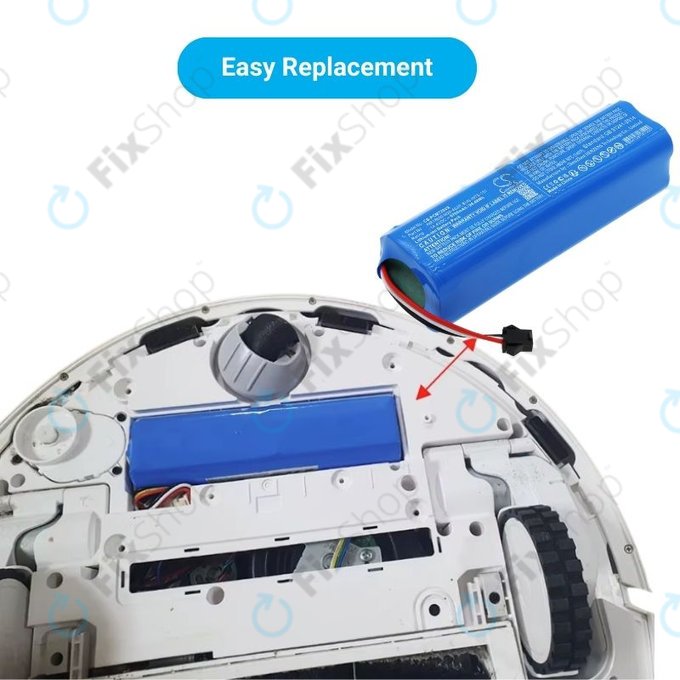 Xiaomi Roidmi EVE Plus, Viomi, Lydsto, Proscenic, Tefal - Baterie NR18650 M26-4S2P, SUN-INTE-181, H18650CH-4S2P Li-Ion 14.4V 6700mAh HQ