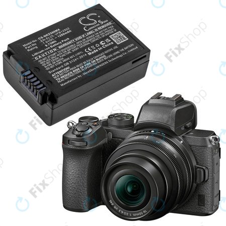 Baterie pentru Nikon Z50, Z50 ZFC, Z30, Z FC, 1280mAh, Li-Ion, 7.6V, EN-EL25, HQ