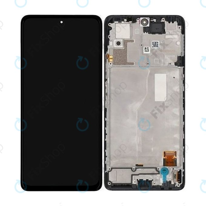 Xiaomi Redmi Note 10 Pro - Ecran LCD + Sticlă Tactilă + Ramă (Onyx Gray) - 56000200K600 Genuine Service Pack