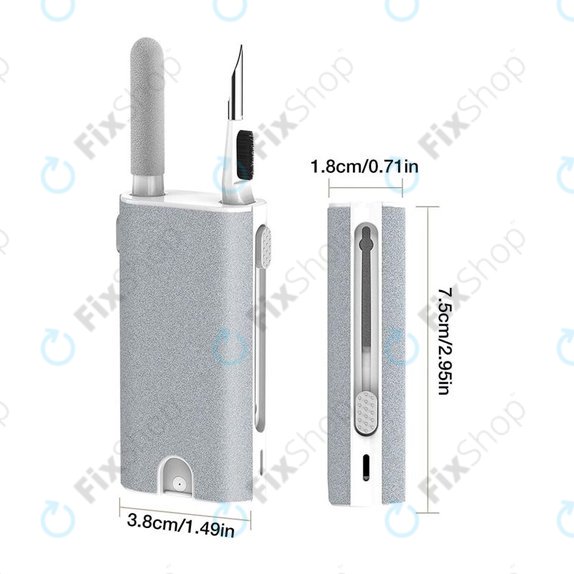 Instrument multifuncțional pentru curățarea telefoanelor și căștilor 5 în 1