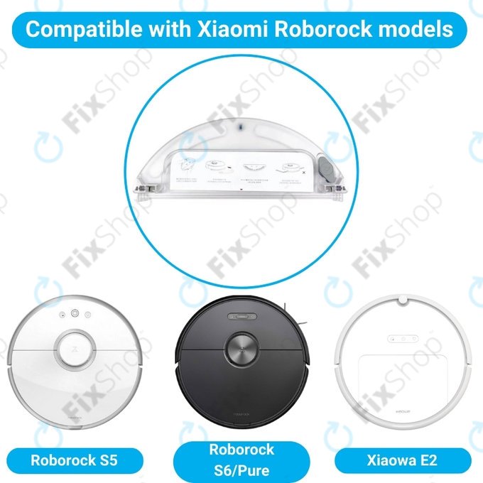 Xiaomi Roborock S5, S6, S6 Pure, Mijia 1S, Xiaowa E2 - Rezervor de apă