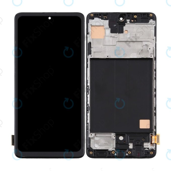 Samsung Galaxy A51 A515F - Ecran LCD + Sticlă Tactilă + Ramă OLED