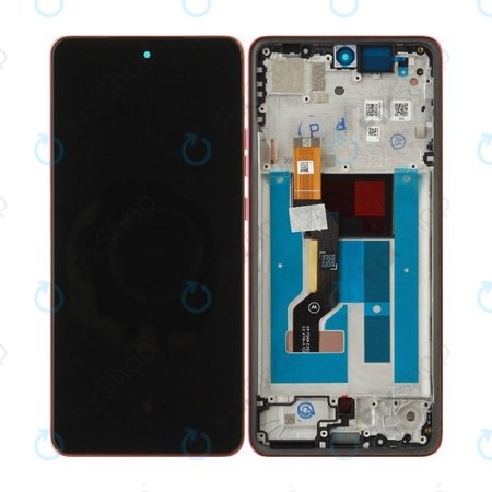 Ecran pentru Motorola Moto G86 5G, Sticlă tactilă cu ramă, Chrysanthemum, 5D68C30477, Genuine Service Pack