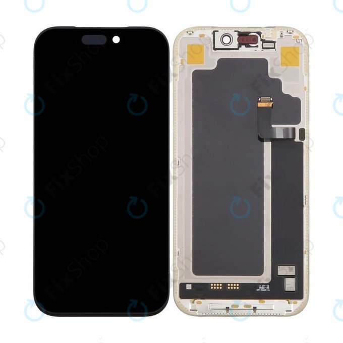 Apple iPhone 17 Pro - Ecran LCD + Sticlă Tactilă + Ramă Hard OLED FixPremium