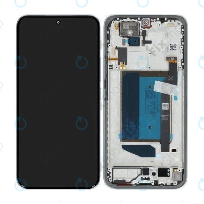 Ecran pentru Xiaomi Redmi Note 15 Pro+ 5G, Glacier Blue, Sticlă tactilă cu ramă, 5600240P16U00, Genuine Service Pack