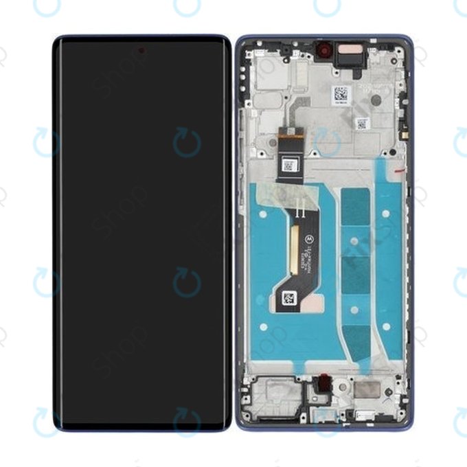 Motorola Moto G85 5G - Ecran LCD + Sticlă Tactilă + Ramă (Cobalt Blue) - 5D68C24856 Genuine Service Pack