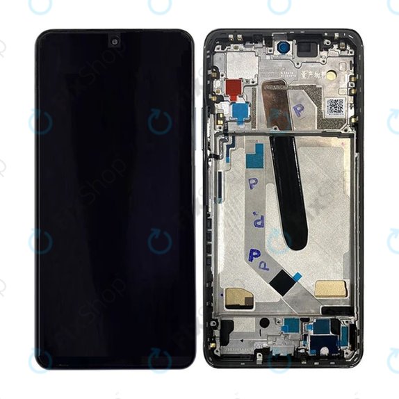 Xiaomi Mi 11i M2012K11G - Ecran LCD + Sticlă Tactilă + Ramă (Black) TFT