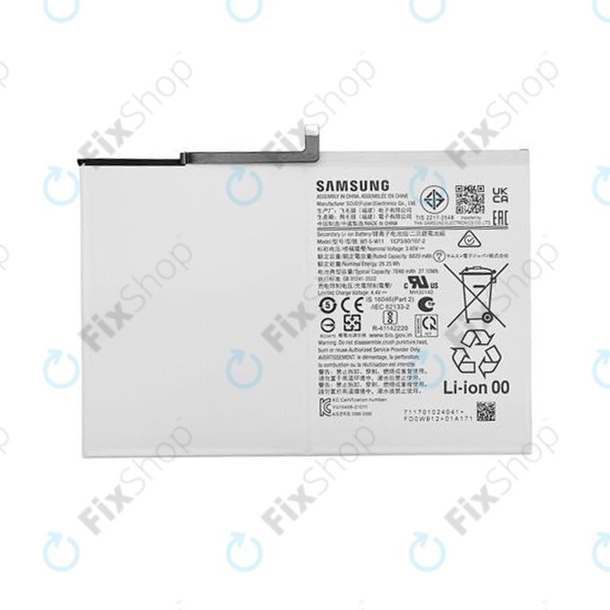 Samsung Galaxy Tab A9+ 11 X210, X216B - Baterie WT-S-W11 7040mAh - GH81-24467A Genuine Service Pack