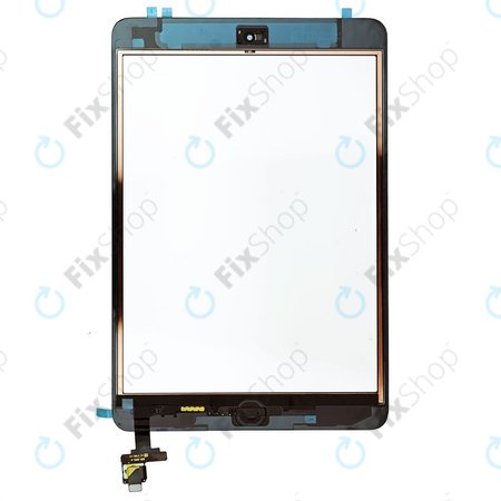 Apple iPad Mini, Mini 2 - Sticlă Tactilă + IC Conector (Black)
