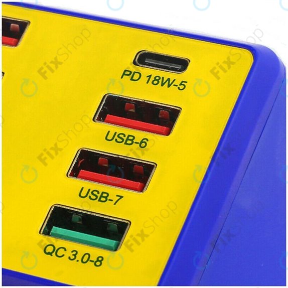Mechanic iCharge 8 Pro - Statie de încărcare pentru service USB cu încărcare USB-C wireless