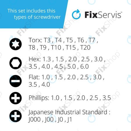 Jakemy JM-8126 - Set de Unelte de service pentru service electronic 58în1