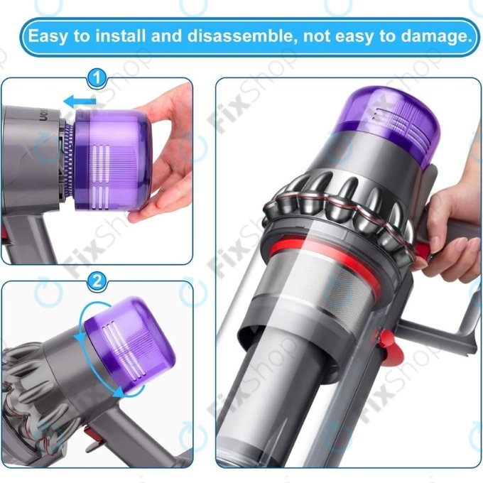 Filtru de praf, 2 buc. pentru Dyson V11, V15