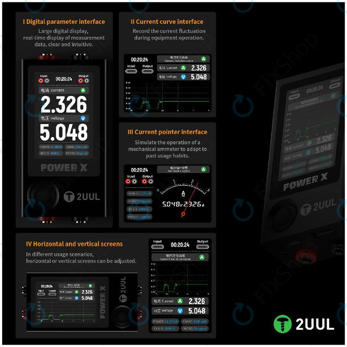 Ampermetru-Voltmetru (tester USB), 2UUL PW11