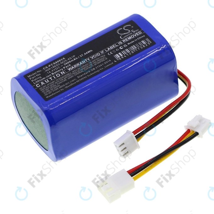 Proscenic 800T, 820T, 830T - Baterie INR18650-M25-4S1P Li-Ion 14.4V 2600mAh HQ