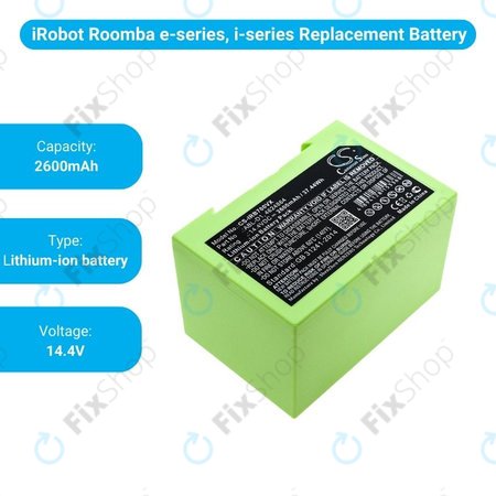 iRobot Roomba e-series, i-series - Baterie ABL-D1, 4624864, ABL-D2 Li-Ion 14.4V 2600mAh HQ