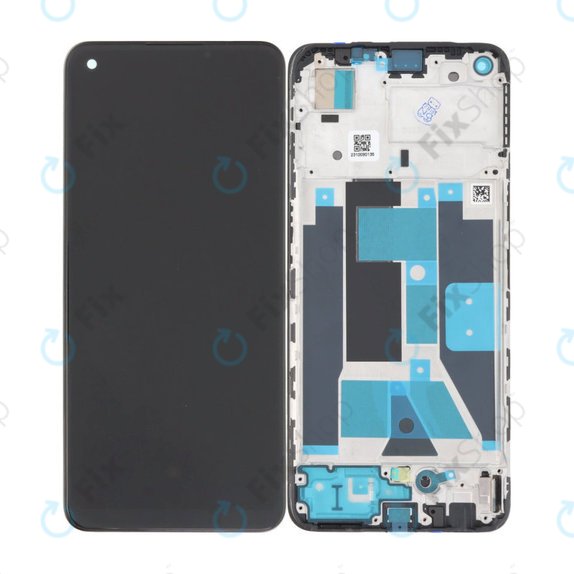 Realme 9 - Ecran LCD + Sticlă Tactilă + Ramă (Meteor Black) OLED