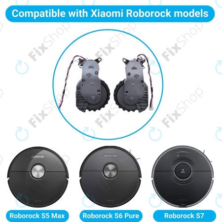 Xiaomi Roborock S5 Max, S6 Pure, S7 - Roata stanga si dreapta cu motor (Gri)