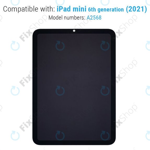 Ecran LCD pentru iPad Mini 6, Sticlă Tactilă fără ramă, Refurbished
