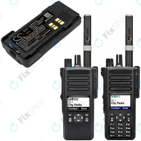 Baterie pentru Motorola DP2600, 4000, 4600, 4800, XPR3000, XPR3300, 3350mAh, Li-Ion, 7.4V, PMNN4409, HQ