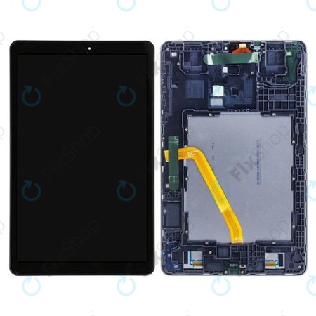 Samsung Galaxy Tab A 10.5 T590, T595 - Ecran LCD + Sticlă Tactilă + Ramă (Black) - GH97-22197A Genuine Service Pack