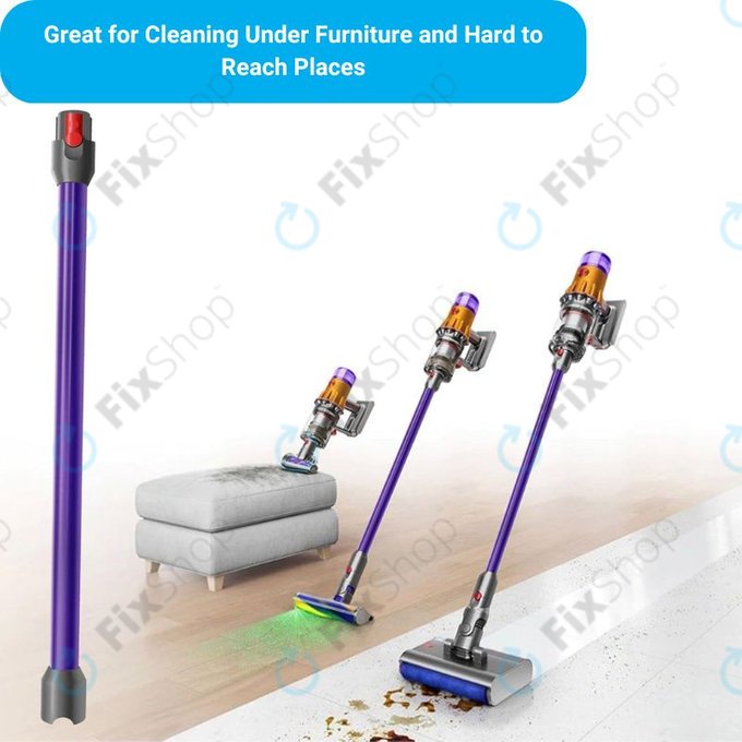 Dyson V12 - Tija de aspirare (Violet)