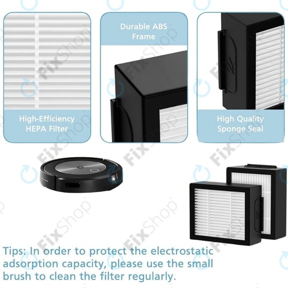 iRobot Roomba e-series, i-series, j-series - Filtru HEPA (3buc)