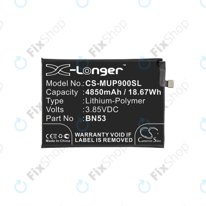 Xiaomi Redmi Note 9 Pro - Baterie BN53 4850mAh HQ