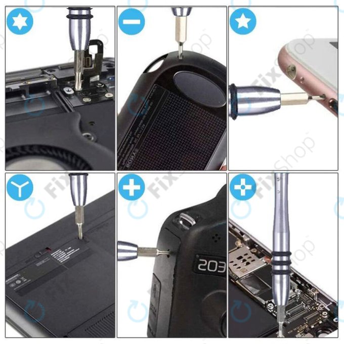 Kingsdun - Set de Șurubelnițe de Precizie pentru Servicii de Telefonie, Calculatoare și Electronice 115în1