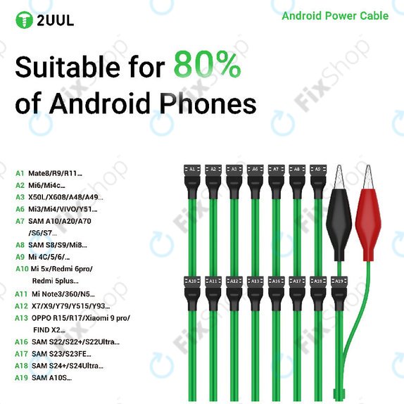 Cablu de alimentare service Android, 16-în-1, 2UUL PW04