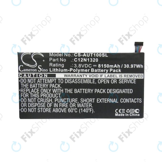 Baterie pentru Asus Transformer Book T100, 8150mAh, Li-Pol, 3.8V, C12N1320, HQ