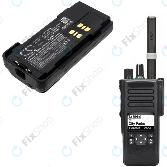 Baterie pentru Motorola Dp2600e, Dp4000, P8608, Xpr3000, Xpr7350, 2200mAh, Li-Ion, 7.4V, PMNN4409, HQ