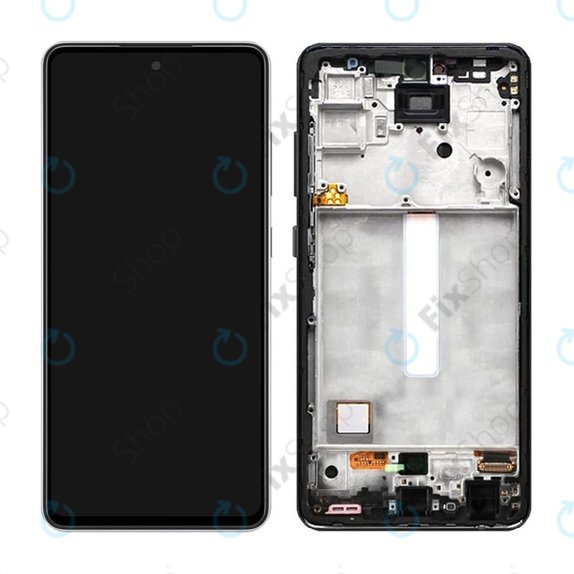 Samsung Galaxy A52 5G A526B, A52s 5G A528B - Ecran LCD + Sticlă Tactilă + Ramă (Awesome Black) TFT