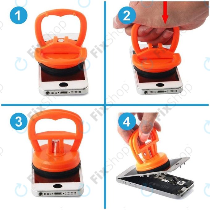 Ventuză Fixă pentru Dispozitive de Deschidere (Plastic, Cauciuc)